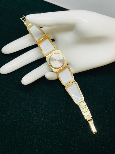 Enamel Floral Watch